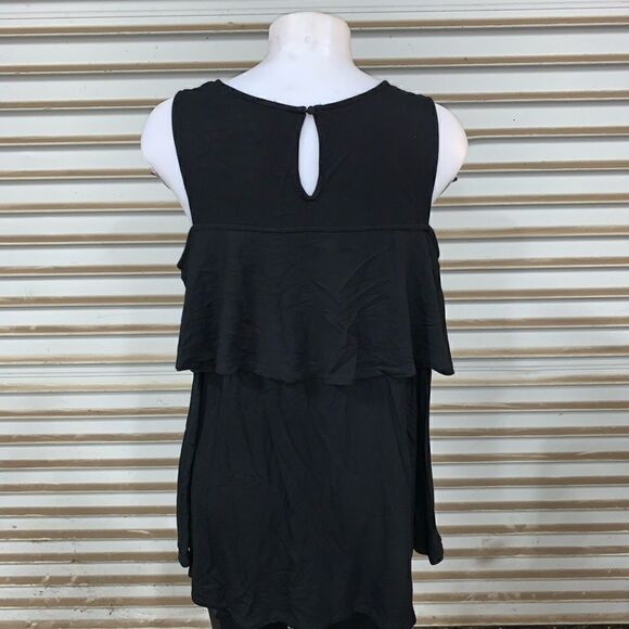 Kensie black cold shoulder top - Picture 6 of 6